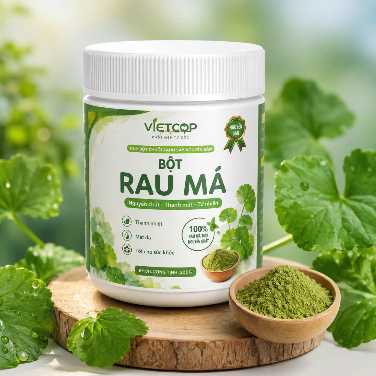 BỘT RAU MÁ NGUYÊN CHẤT VIETCOP