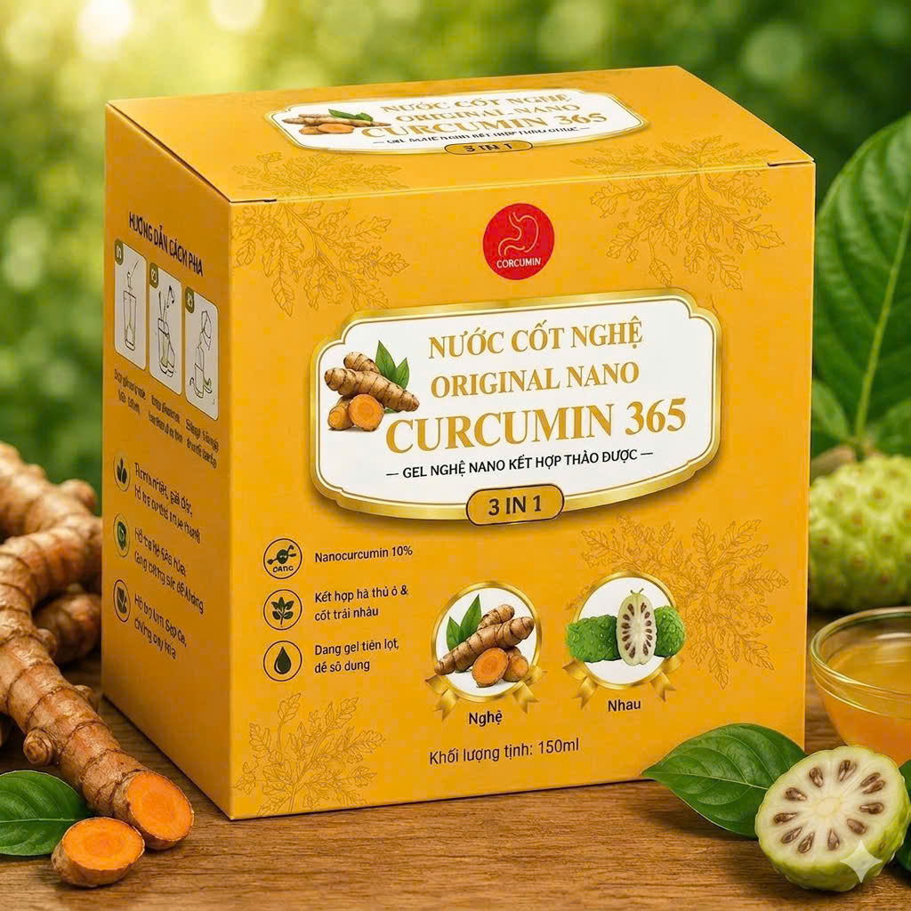 NƯỚC CỐT NGHỆ ORIGINAL NANO CURCUMIN 365